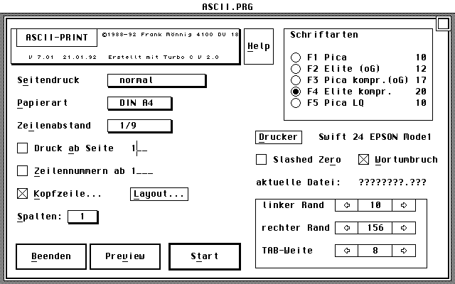 ASCII-Print