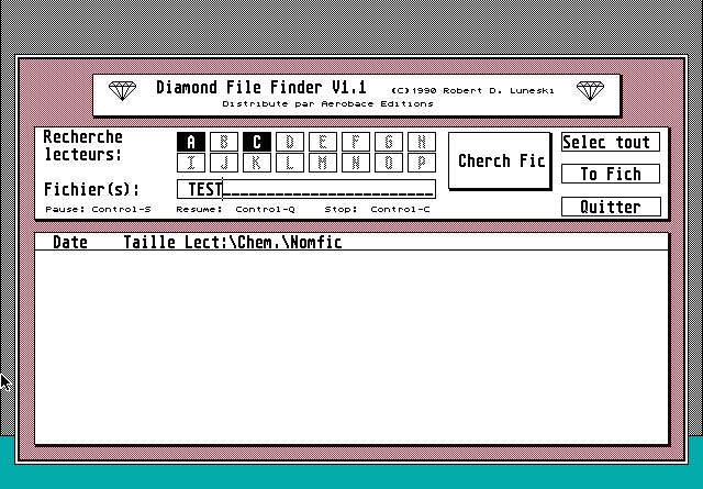 Diamond File Finder