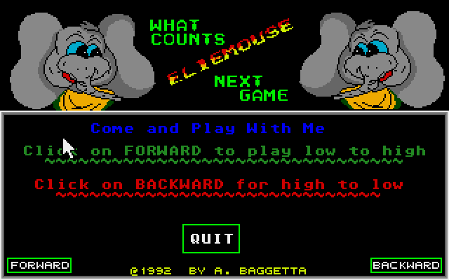 Elliemouse What Count's Next