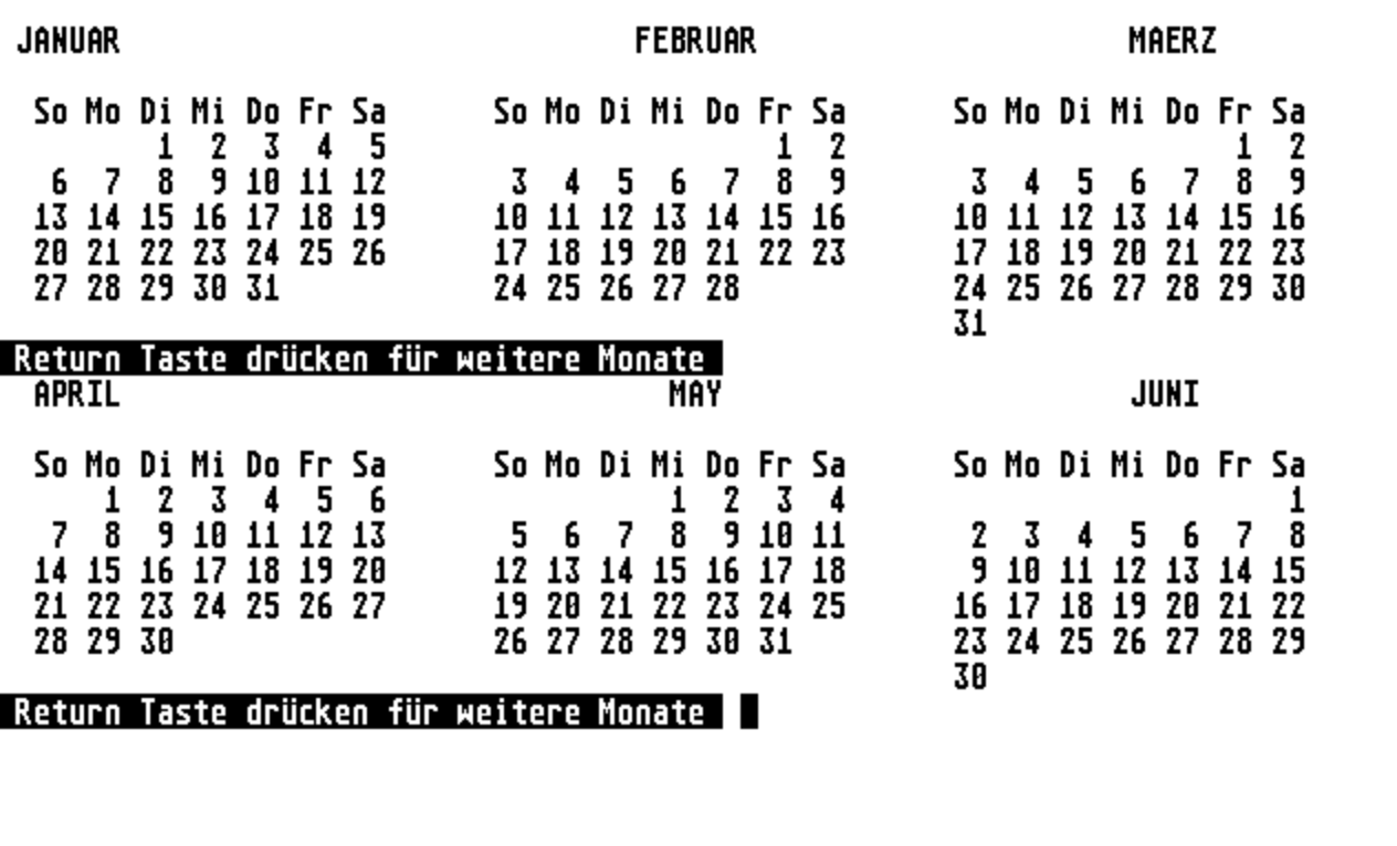 Kalender (Hübner)