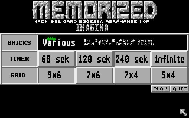Memorized