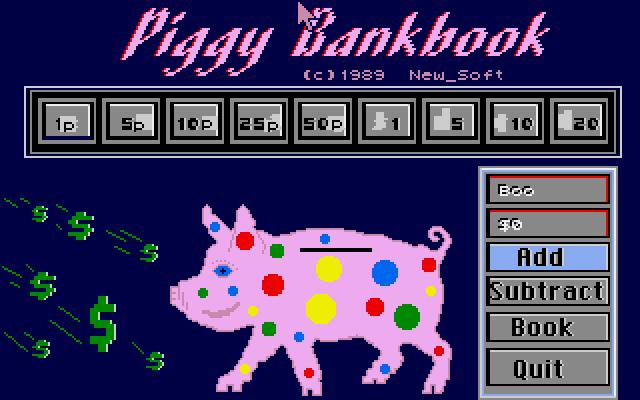 Piggy Bankbook