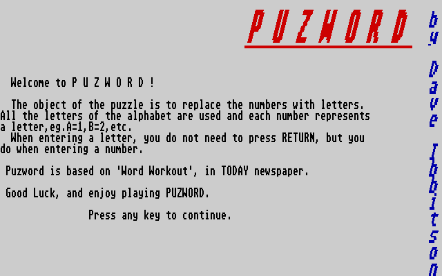 Puzword