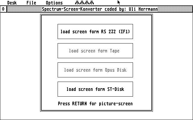 Spectrum-Screen-Konverter