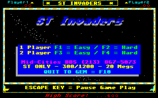 ST Invaders
