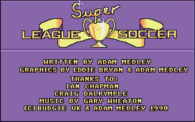 Super League Soccer (Budgie UK)