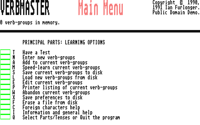 Verbmaster
