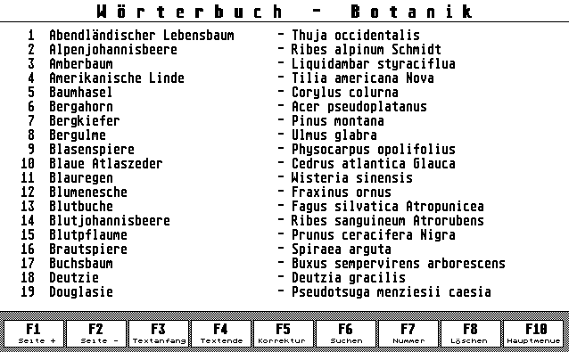 Wörterbuch - Vokabeltrainer