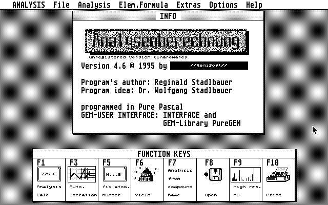 Analysenberechnung