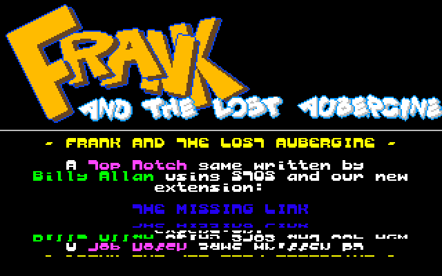 Frank and the Lost Aubergine
