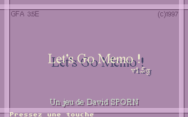 Let's Go Memo