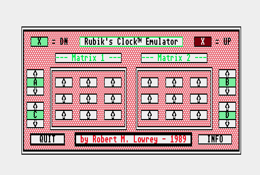 Rubik's Clock Emulator