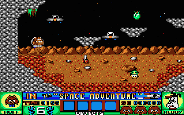 Ruff and Reddy in "The Space Adventure"