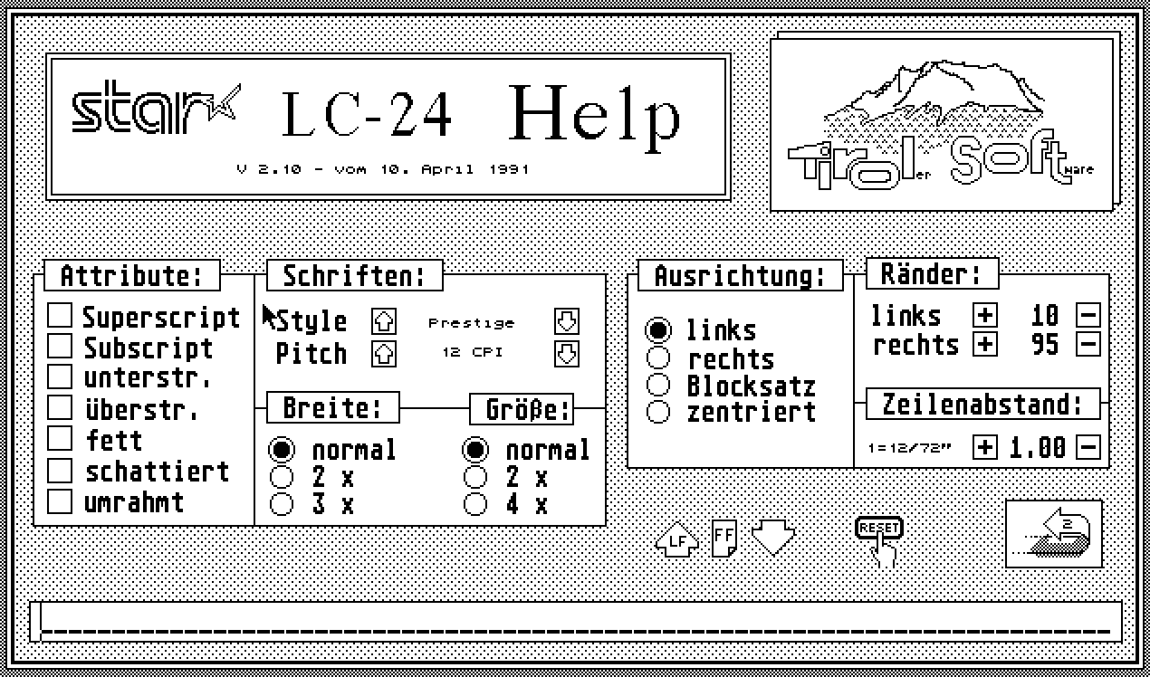 Star LC 24/10 Help