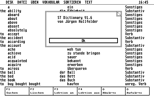 ST Dictionary