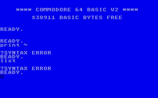 The Commodore 64 Emulator
