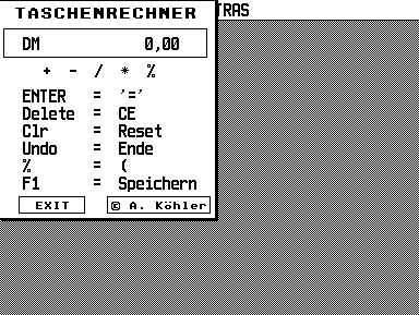 Taschenrechner (XRechner)